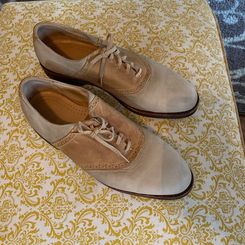 Cole Haan Vintage Suede and Leather Saddle Oxfords.  Size 10D